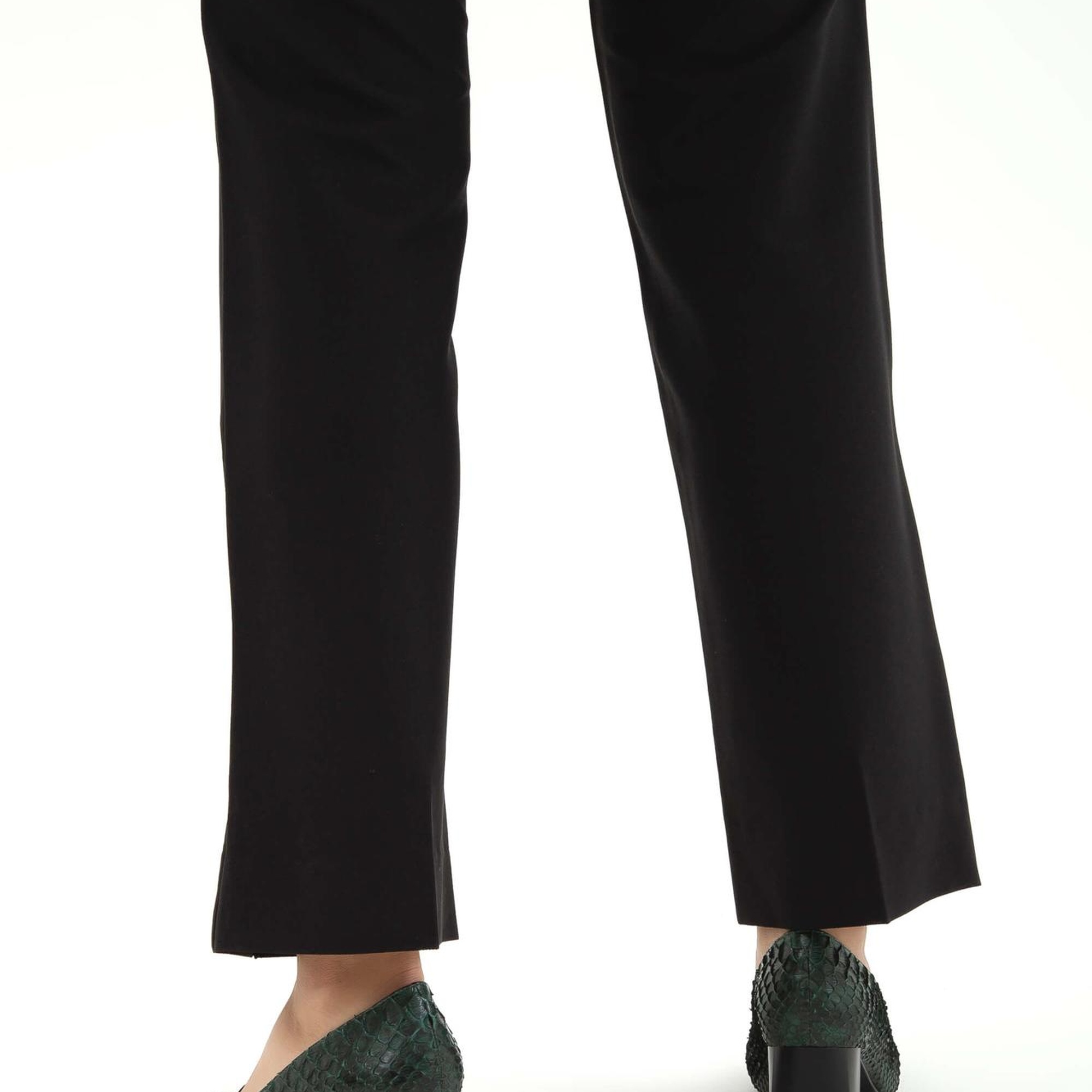 Tamer Tanca Kadın Hakiki Deri Yeşil Yılan Klasik Ayakkabı