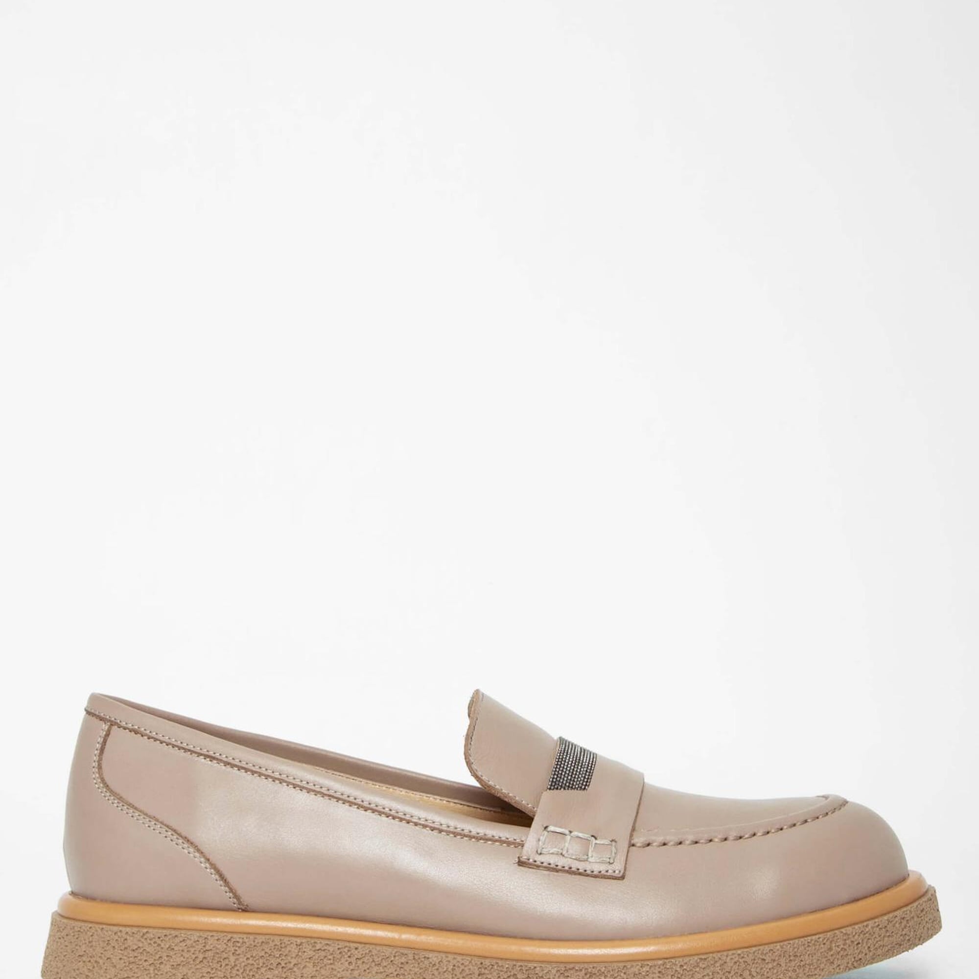 Tamer Tanca Kadın Hakiki Deri Vizon Loafer Ayakkabı