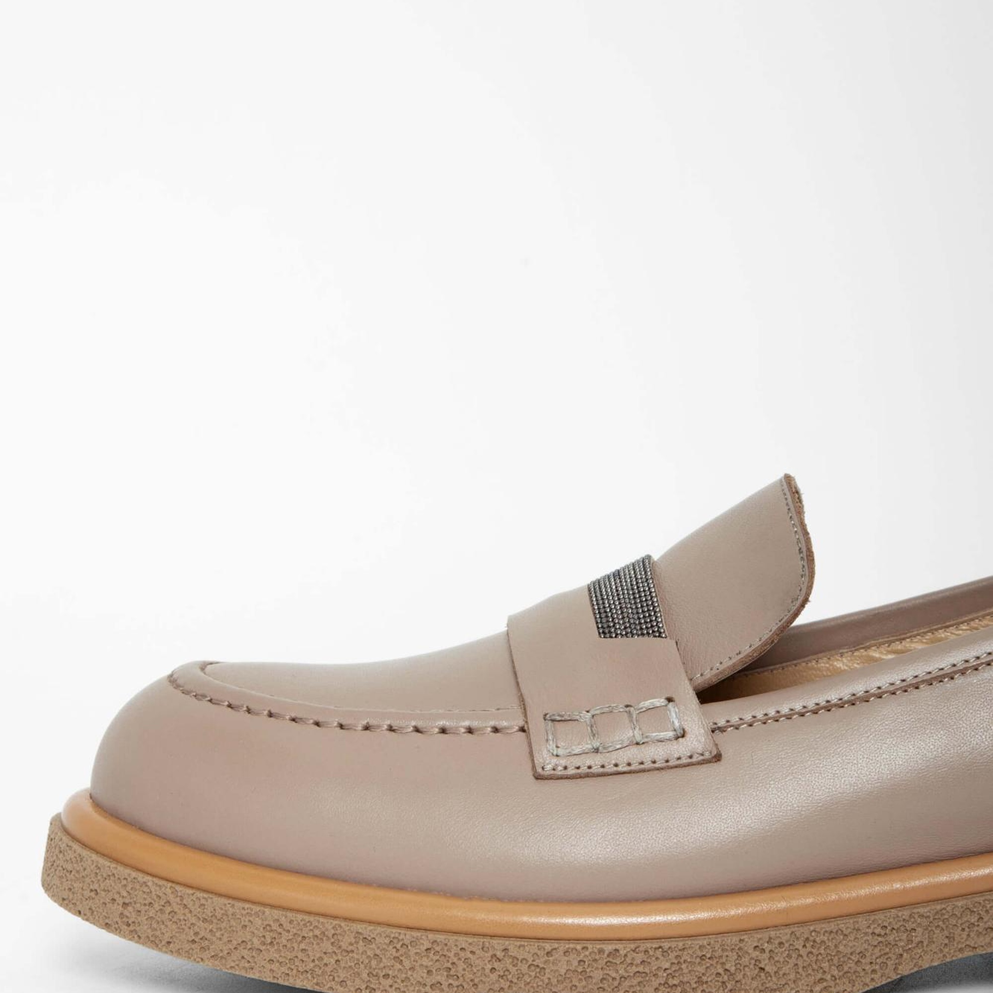 Tamer Tanca Kadın Hakiki Deri Vizon Loafer Ayakkabı