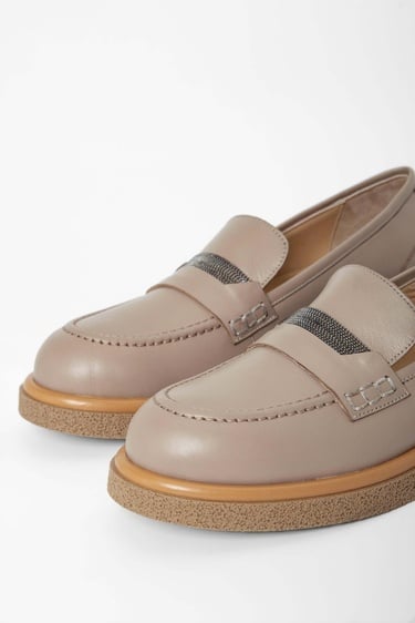  Tamer Tanca Kadın Hakiki Deri Vizon Loafer Ayakkabı