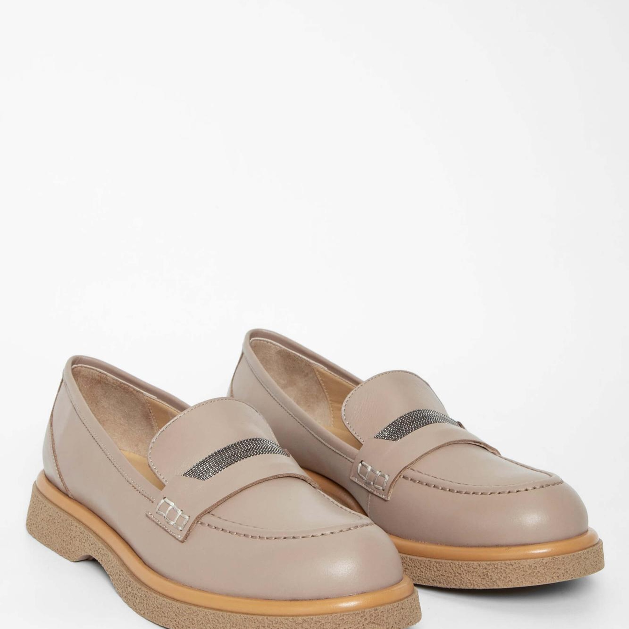 Tamer Tanca Kadın Hakiki Deri Vizon Loafer Ayakkabı