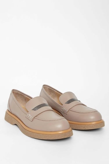 Tamer Tanca Kadın Hakiki Deri Vizon Loafer Ayakkabı