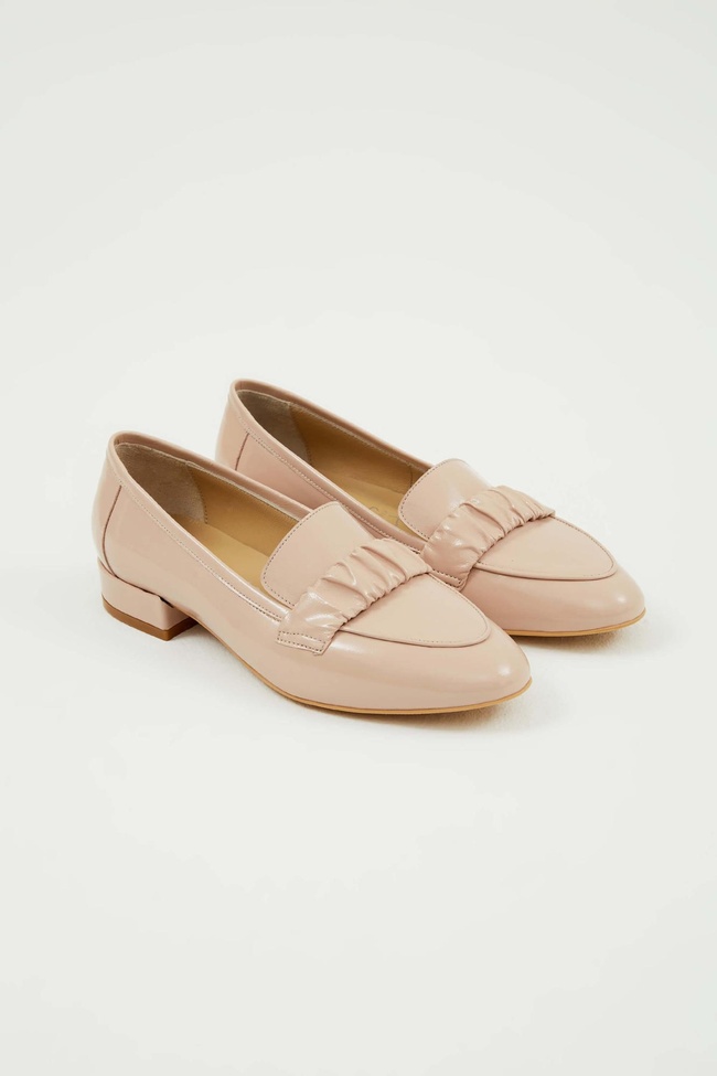  Tamer Tanca Kadın Hakiki Deri Bej Makosen Ayakkabı