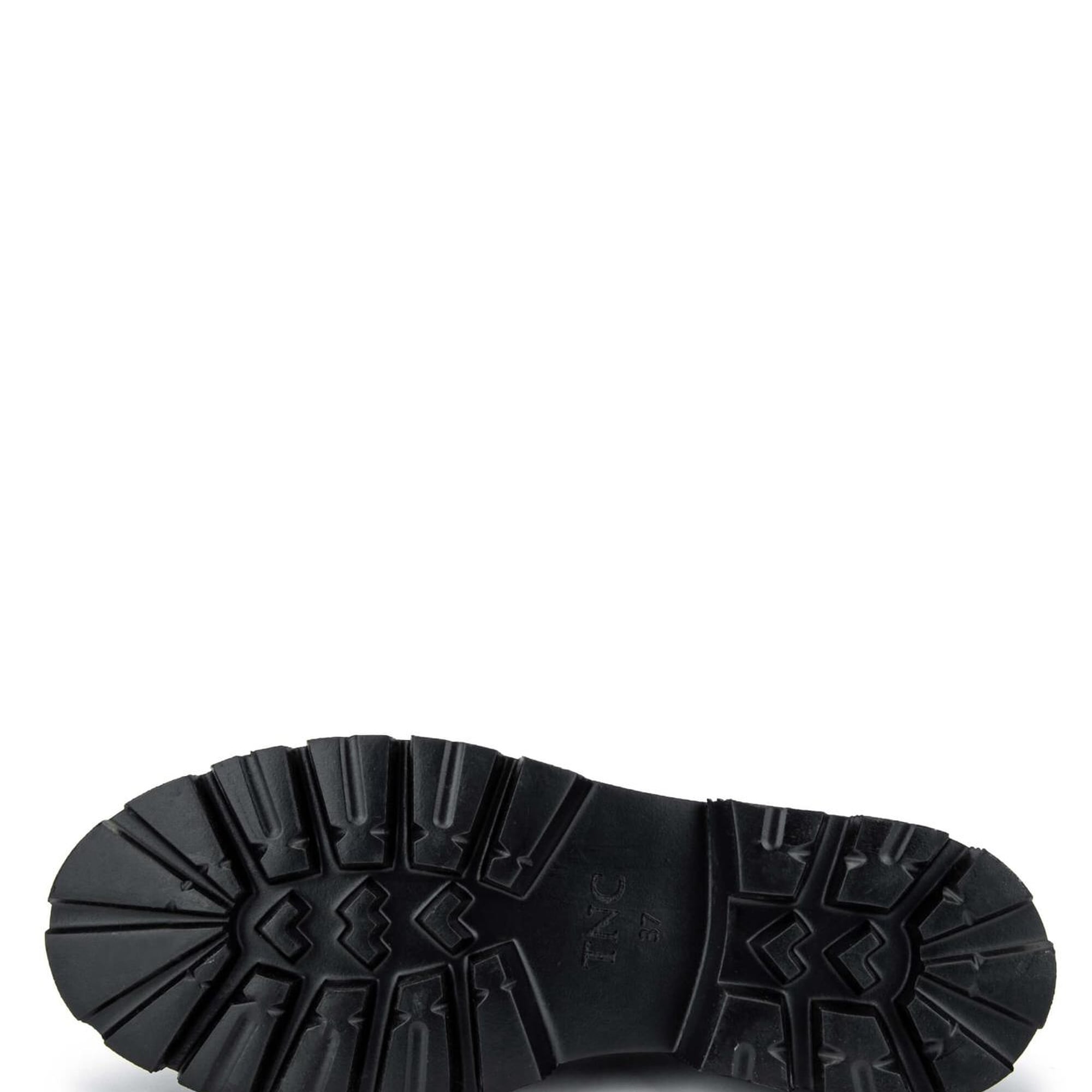 Tamer Tanca Kadın Hakiki Deri Siyah Deri Loafer Ayakkabı