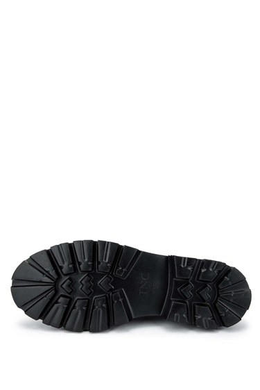  Tamer Tanca Kadın Hakiki Deri Siyah Deri Loafer Ayakkabı