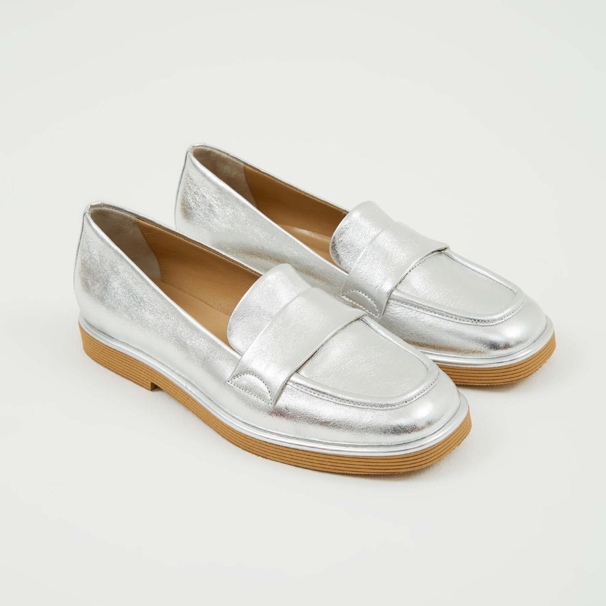 Tamer Tanca Kadın Hakiki Deri Lame Makosen Ayakkabı