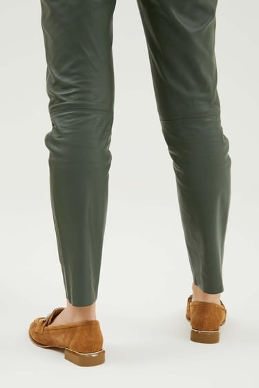  Tamer Tanca Kadın Hakiki Deri Kahverengi Makosen Ayakkabı