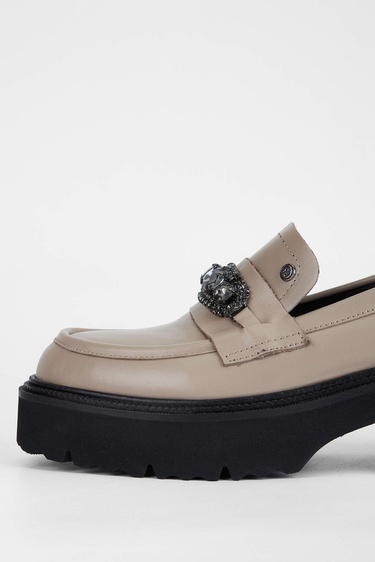  Tamer Tanca Kadın Hakiki Deri Vizon Loafer Ayakkabı