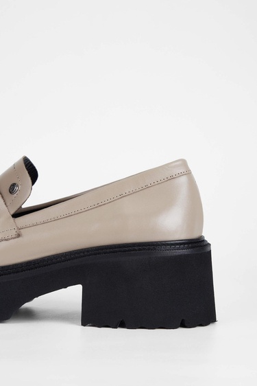  Tamer Tanca Kadın Hakiki Deri Vizon Loafer Ayakkabı