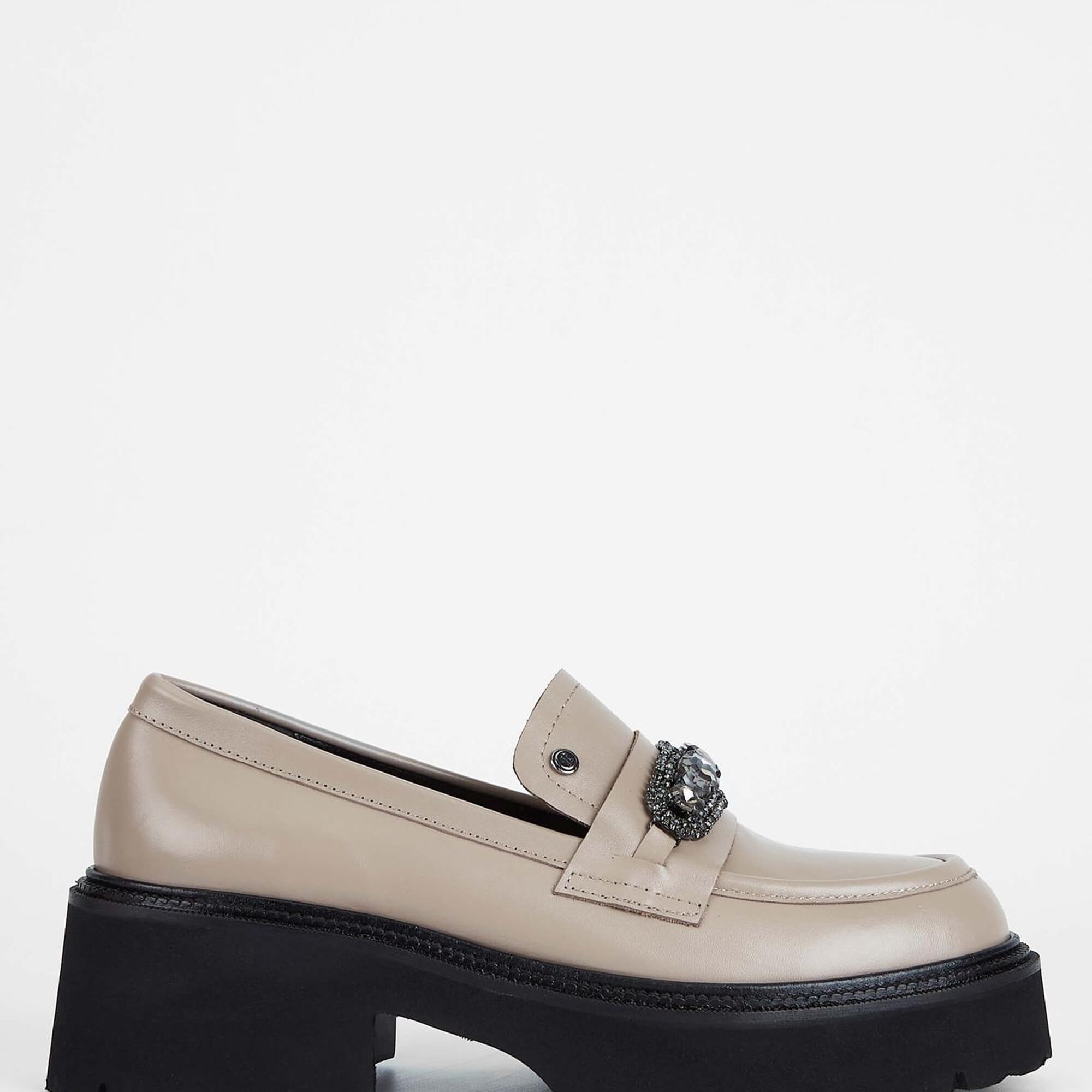 Tamer Tanca Kadın Hakiki Deri Vizon Loafer Ayakkabı