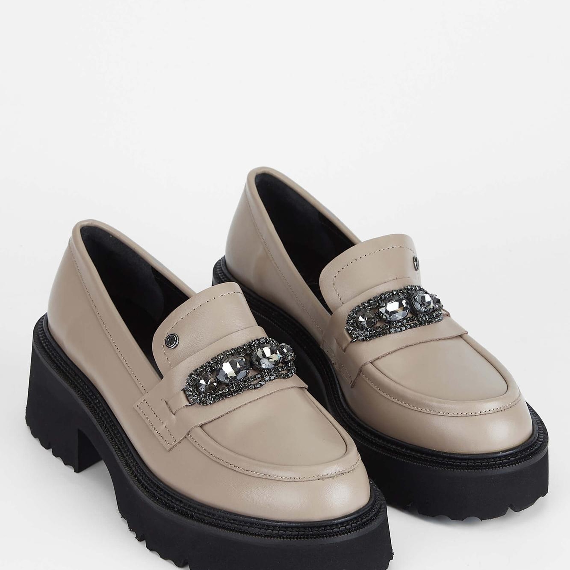 Tamer Tanca Kadın Hakiki Deri Vizon Loafer Ayakkabı