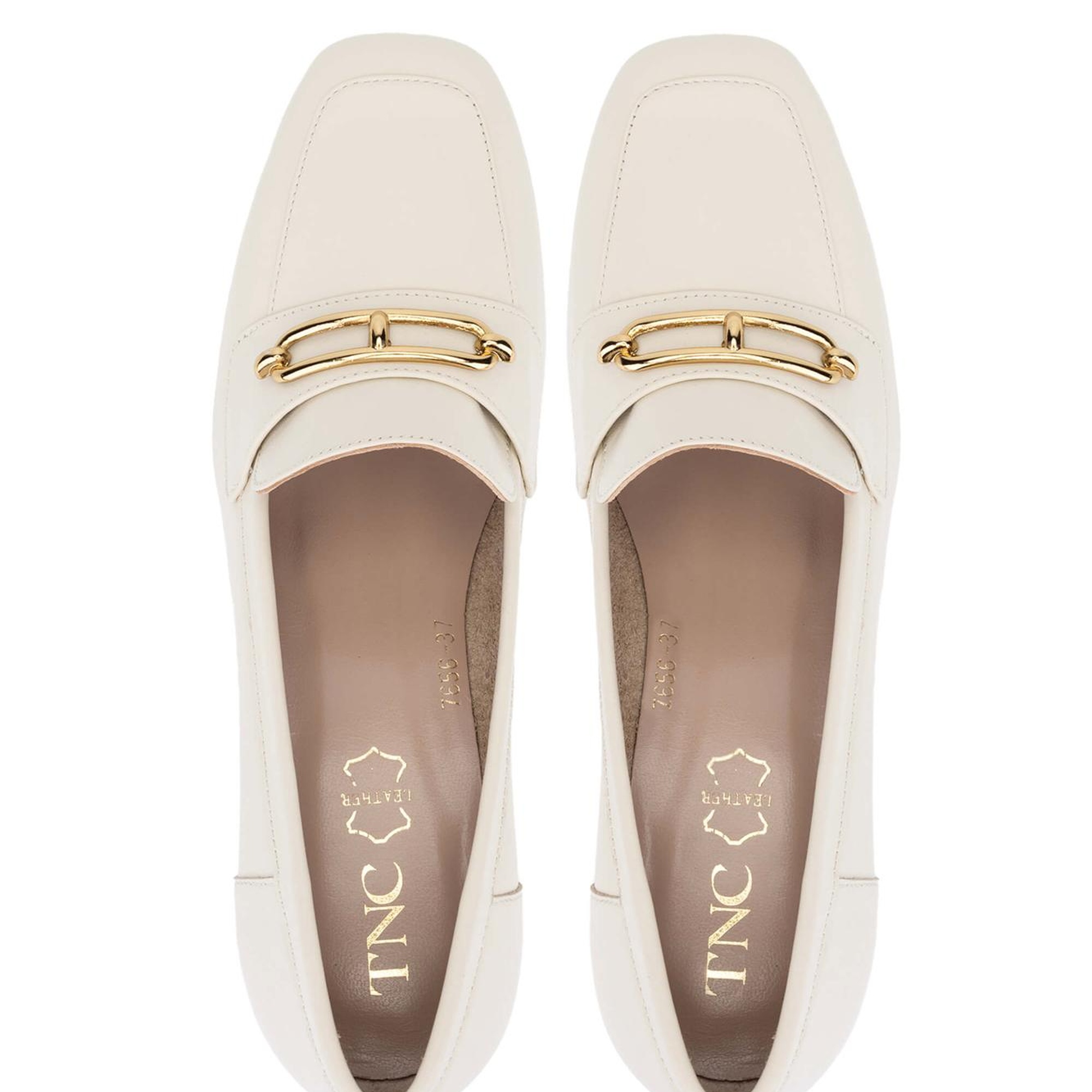 Tamer Tanca Kadın Hakiki Deri Bej Makosen Ayakkabı