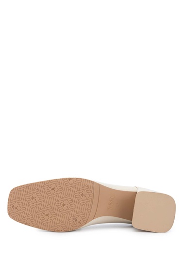  Tamer Tanca Kadın Hakiki Deri Bej Makosen Ayakkabı