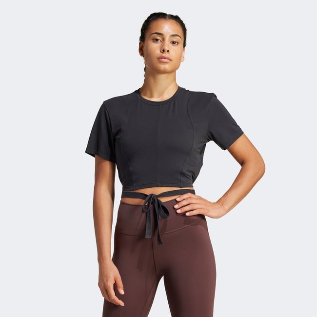  adidas Classic Kadın Siyah Antrenman T-Shirt