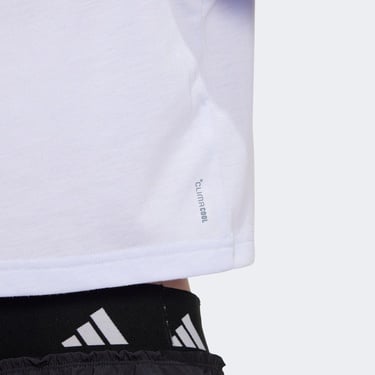  adidas Train Essentials Boxy Workout Kadın Mor Antrenman T-Shirt