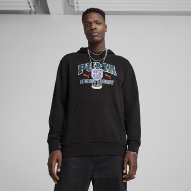  Puma Sports Legacy Erkek Siyah Sweatshirt