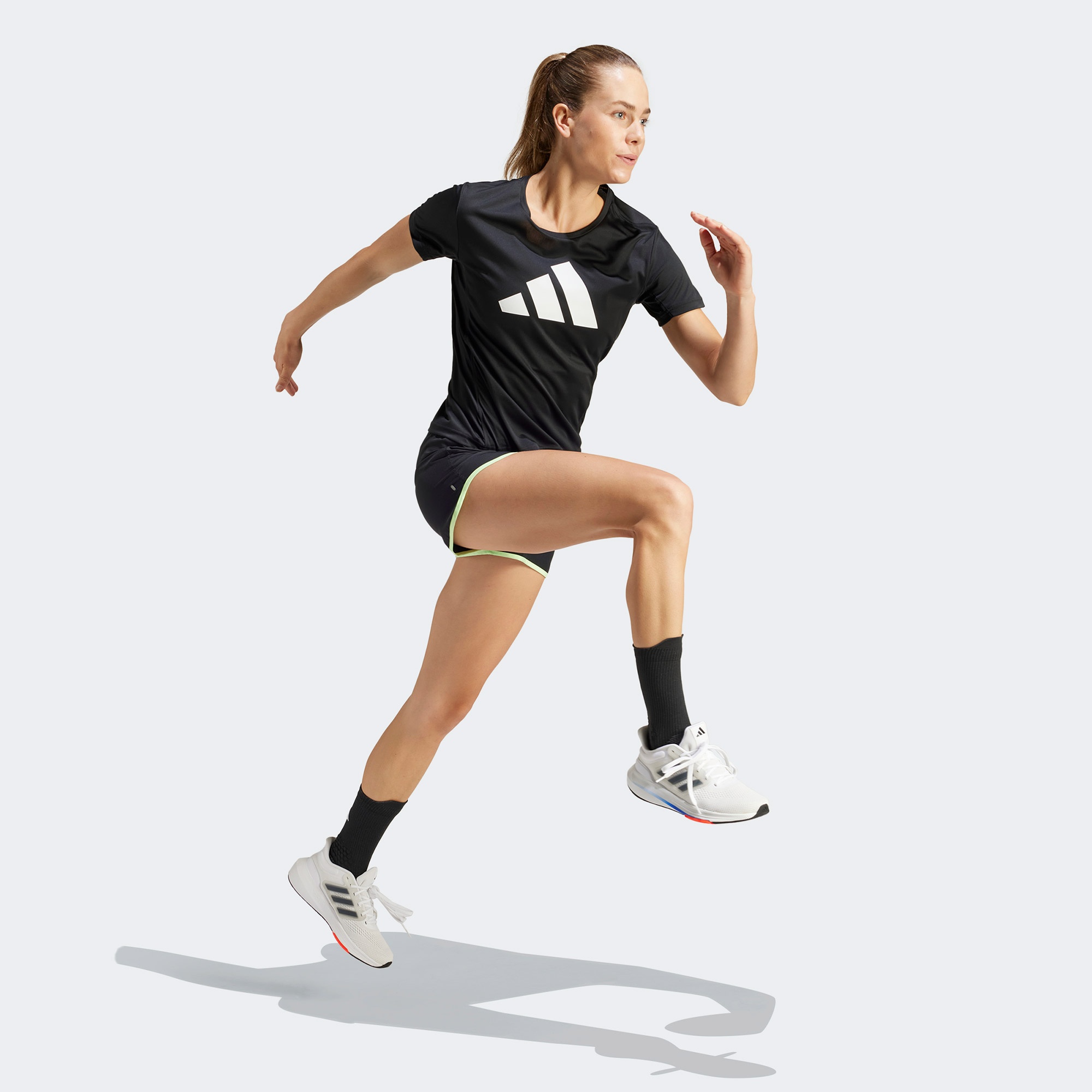 adidas Run It Kadın Siyah Koşu T-Shirt