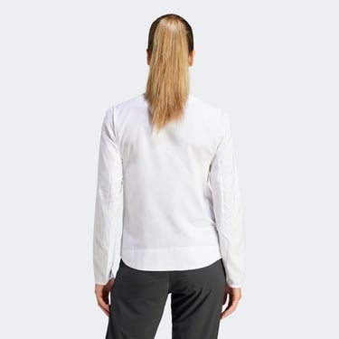  adidas Adizero Essentials Kadın Beyaz Koşu Rüzgarlık