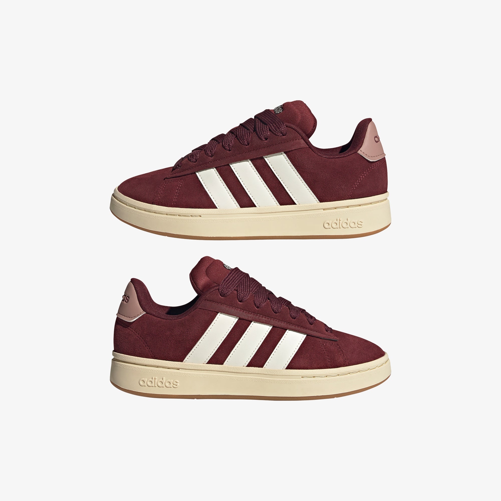 adidas Grand Court Alpha Kadın Bordo Spor Ayakkabı