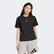 adidas Essentials Small Logo Cotton Kadın Siyah T-Shirt