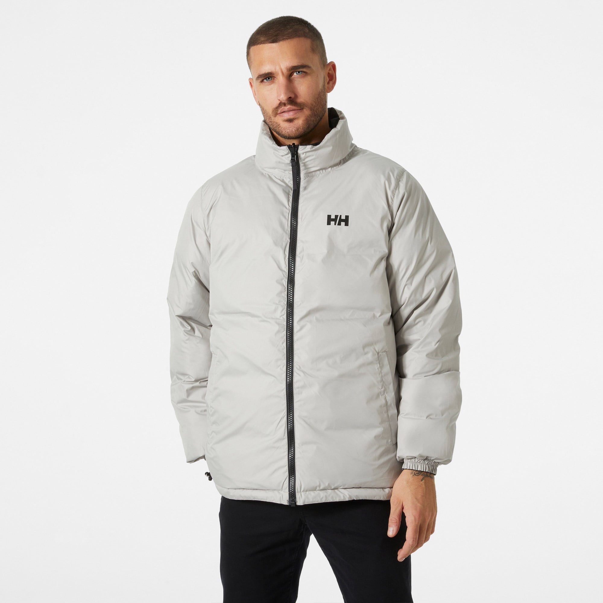 Helly Hansen 23 Reversible Puffer Erkek Siyah Mont