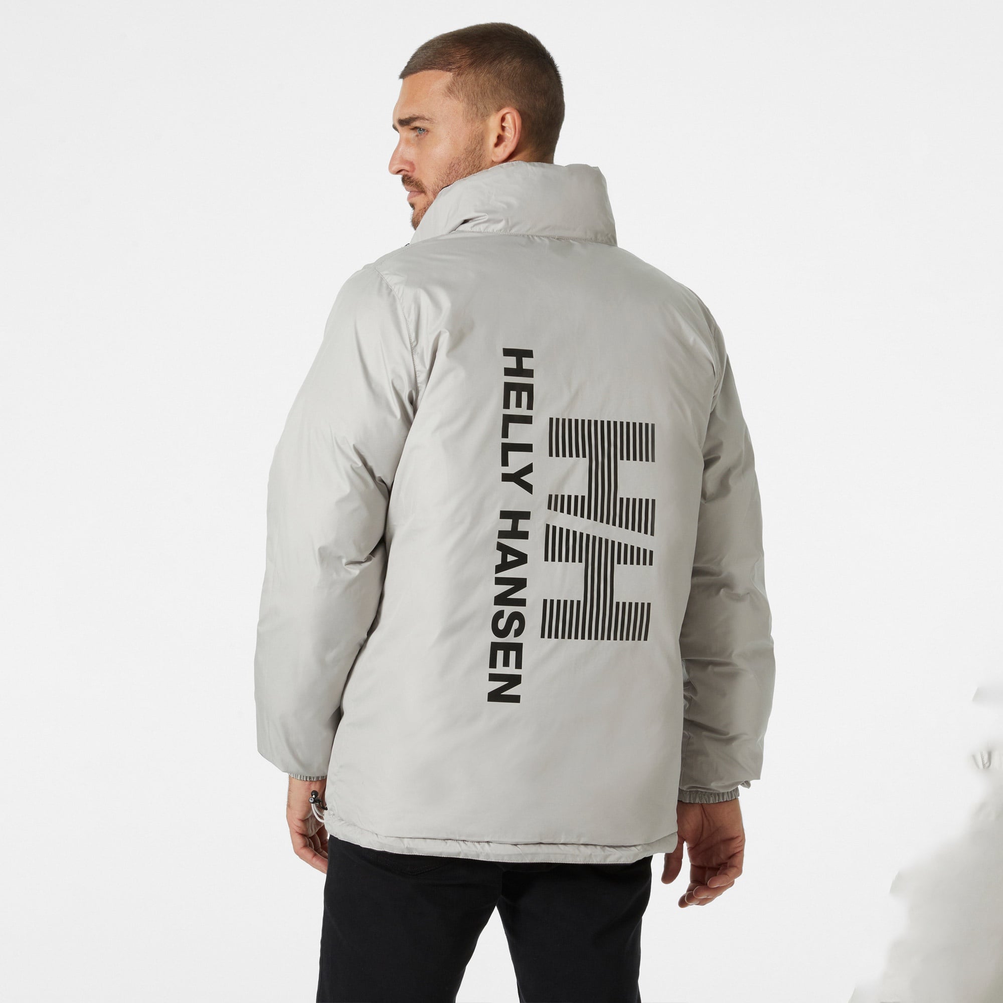 Helly Hansen 23 Reversible Puffer Erkek Siyah Mont