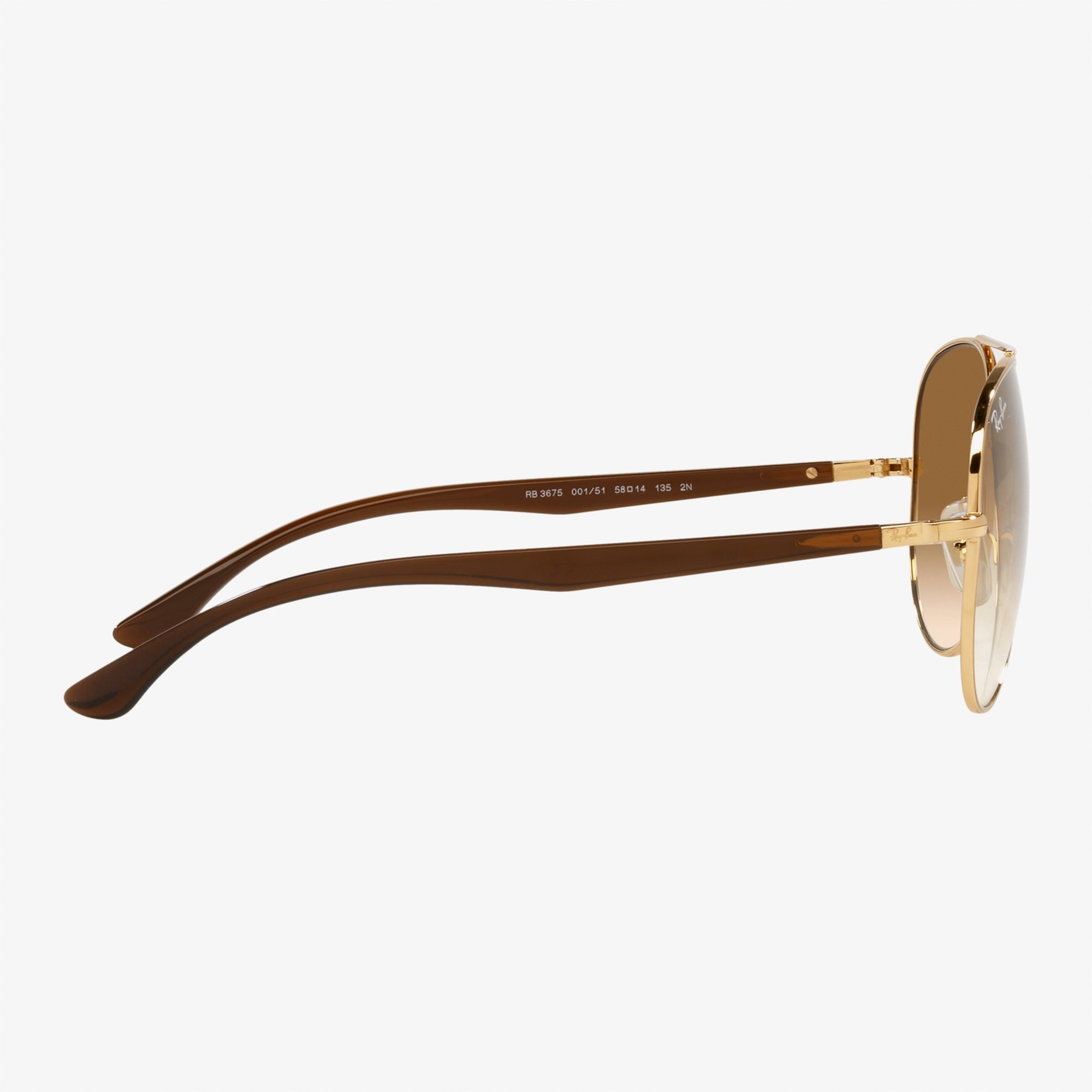 RAY-BAN 0RB3675 Unisex Altın Rengi Güneş Gözlüğü