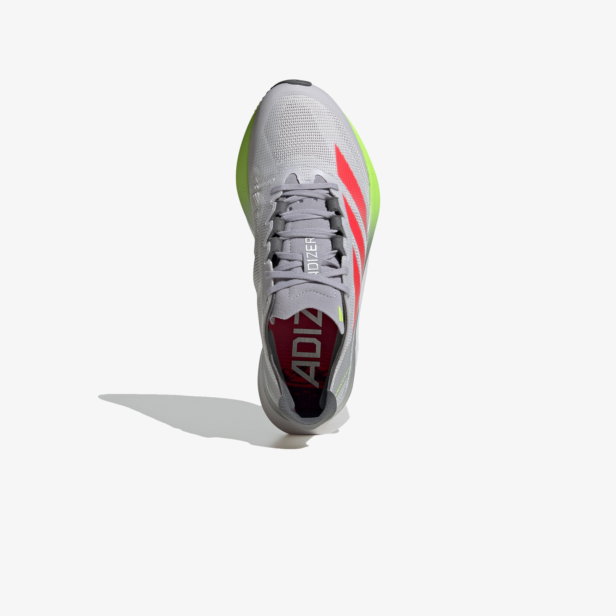 adidas Adizero Boston 12 Kadın Gri Koşu Ayakkabısı