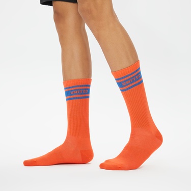  UNITED4 Street Erkek Lacivert/Turuncu 2'li Çorap