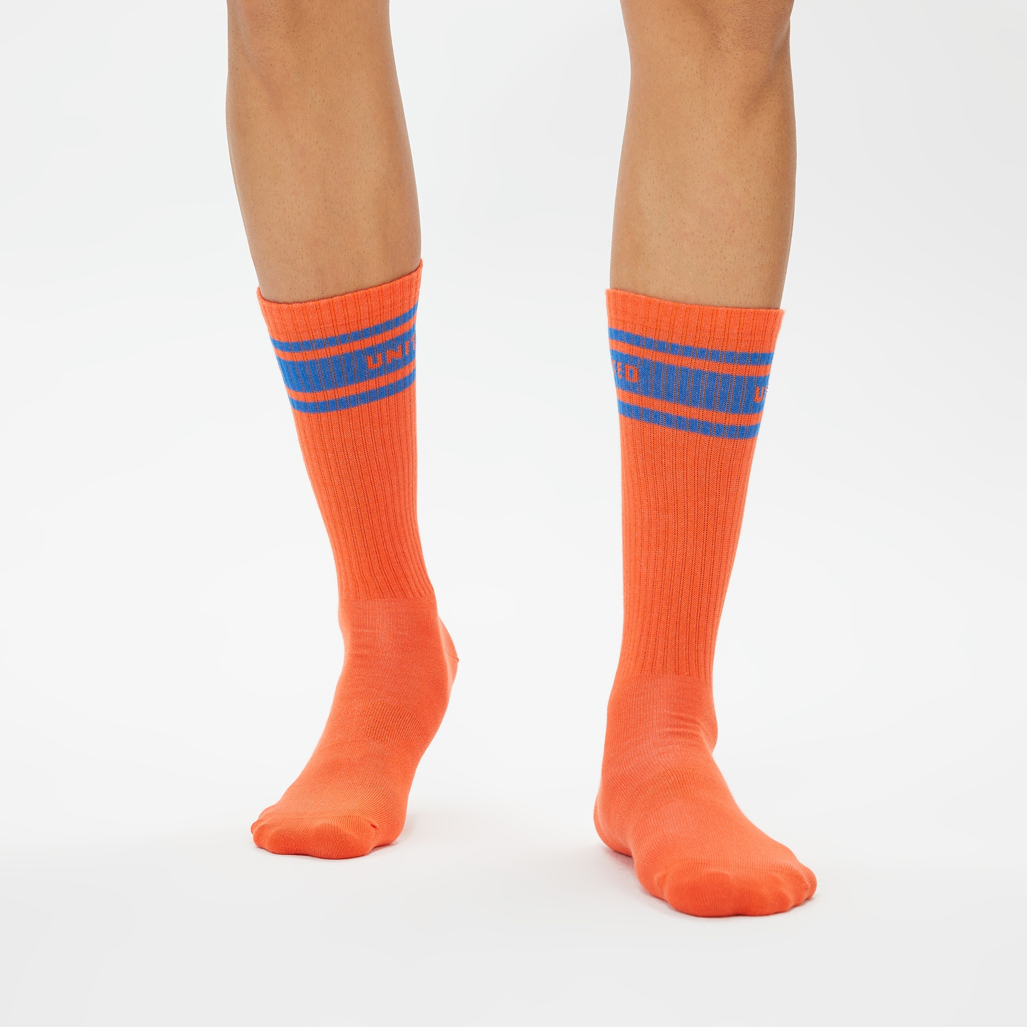 UNITED4 Street Erkek Lacivert/Turuncu 2'li Çorap