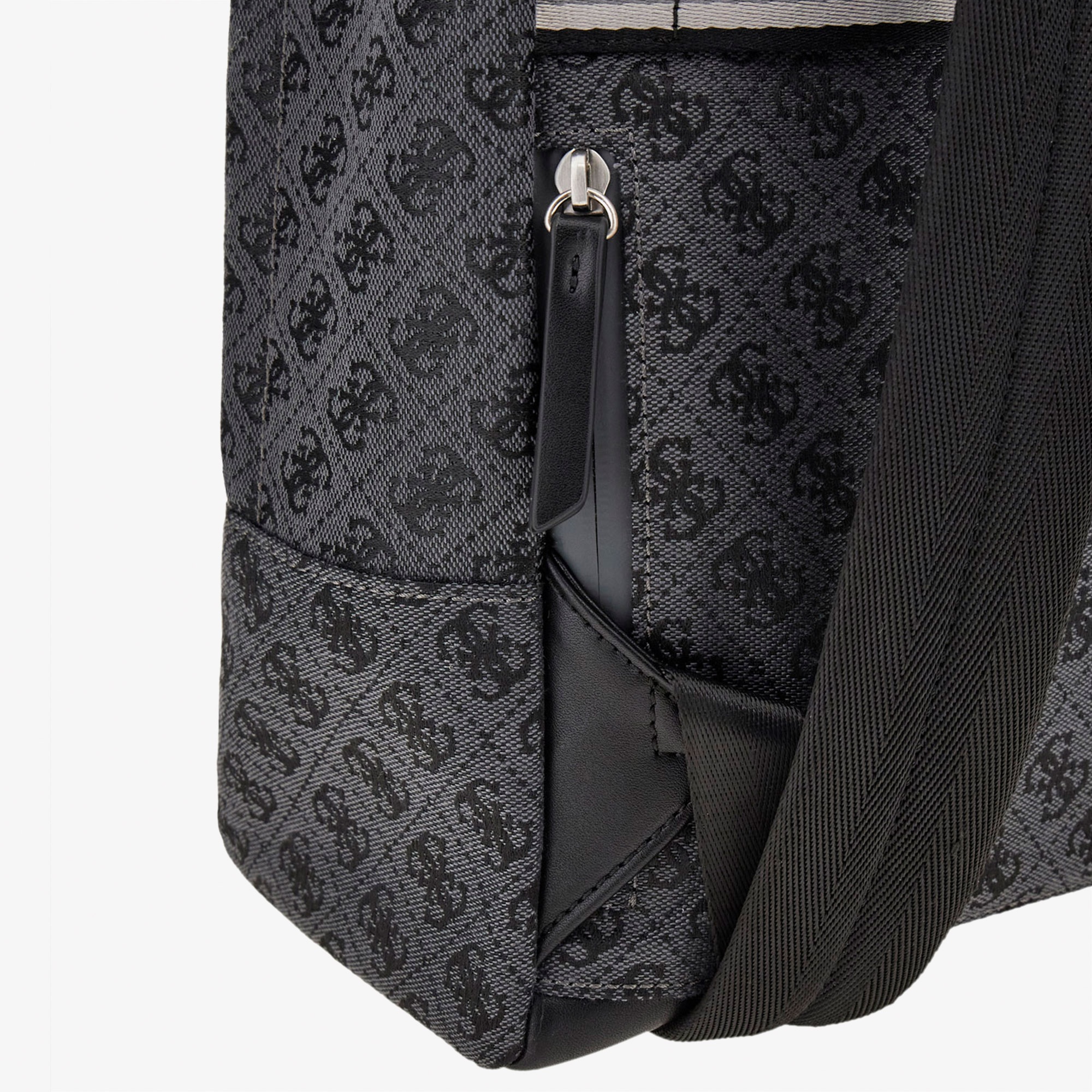 Guess Milanompact Double Zip Mini Erkek Gri Sırt Çantası