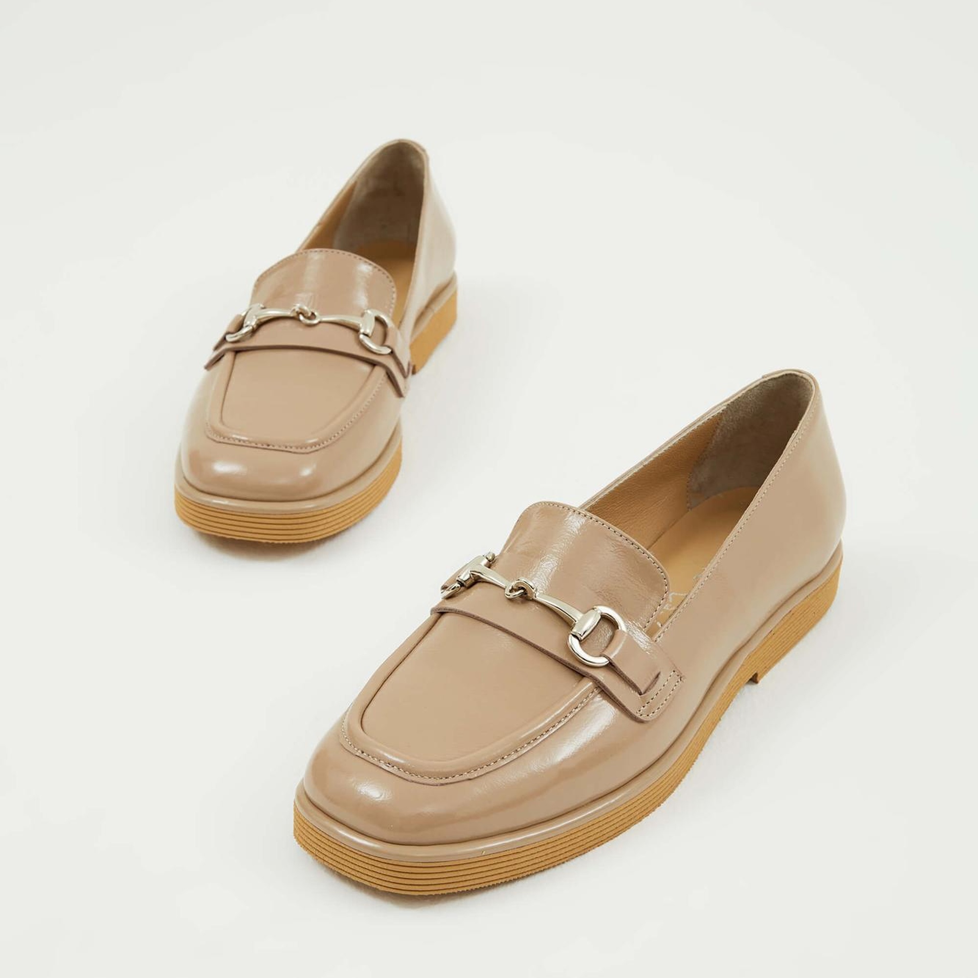 Tamer Tanca Kadın Hakiki Deri Vizon Rugan Makosen Ayakkabı