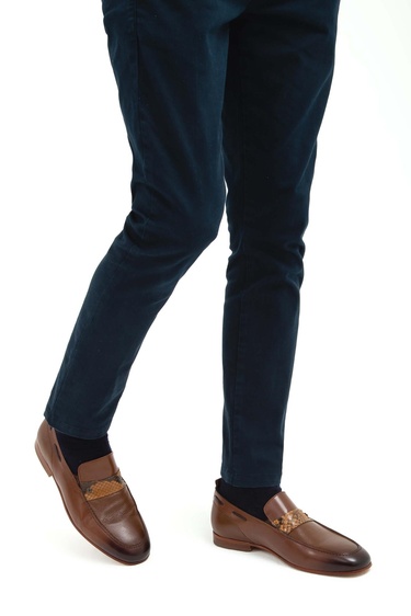  Tamer Tanca Erkek Hakiki Deri Taba Klasik Ayakkabı