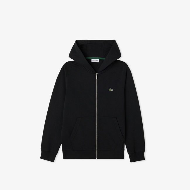  Lacoste Çocuk Kapüşonlu Siyah Sweatshirt