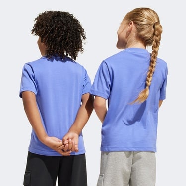 adidas Fun Graphic Çocuk Mavi T-Shirt