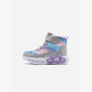  Skechers Infinite Heart Lights Bebek Gri Spor Ayakkabı