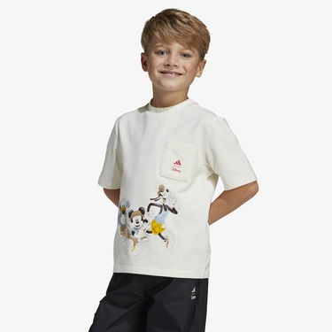  adidas X Disney Mickey Mouse Çocuk Beyaz T-Shirt