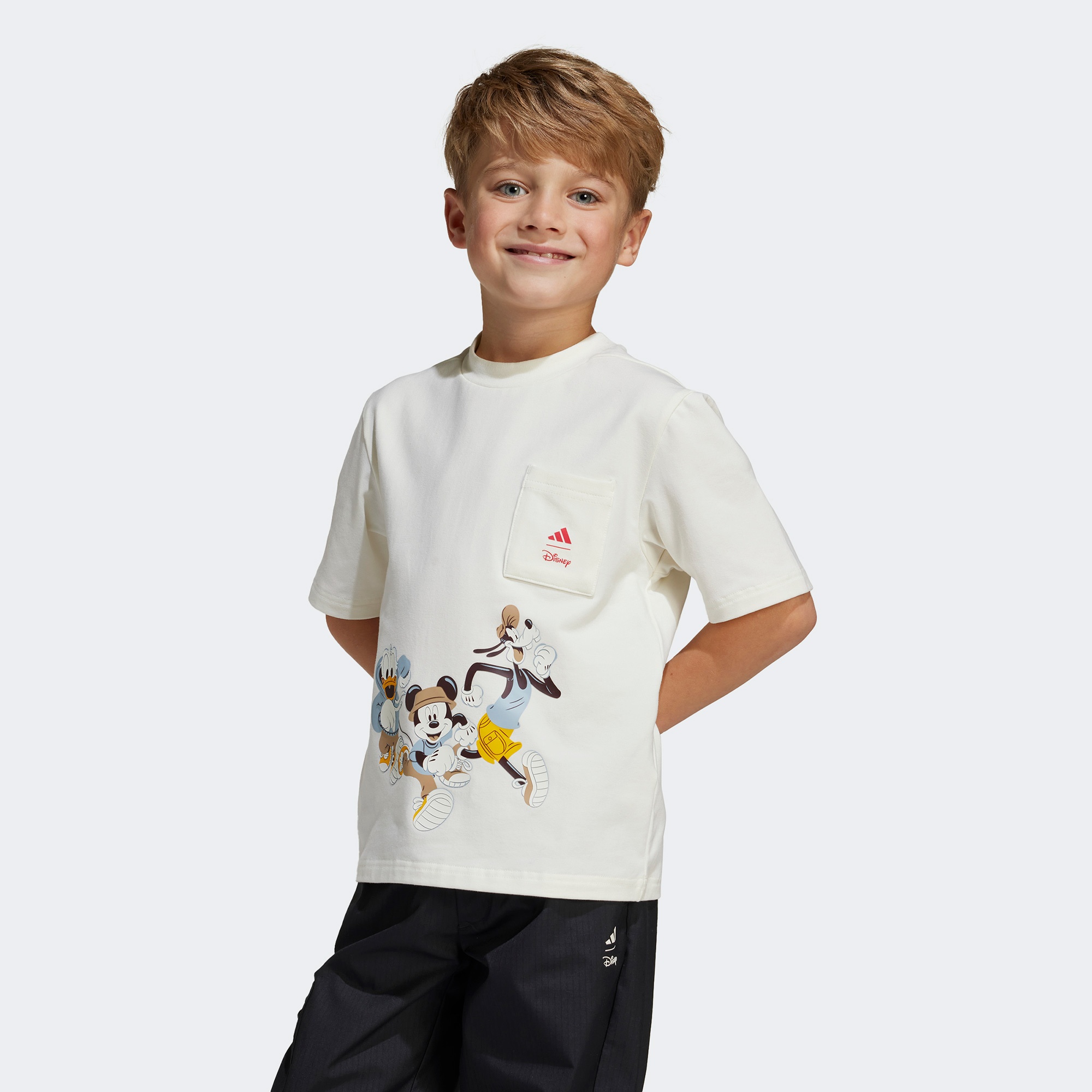 adidas X Disney Mickey Mouse Çocuk Beyaz T-Shirt