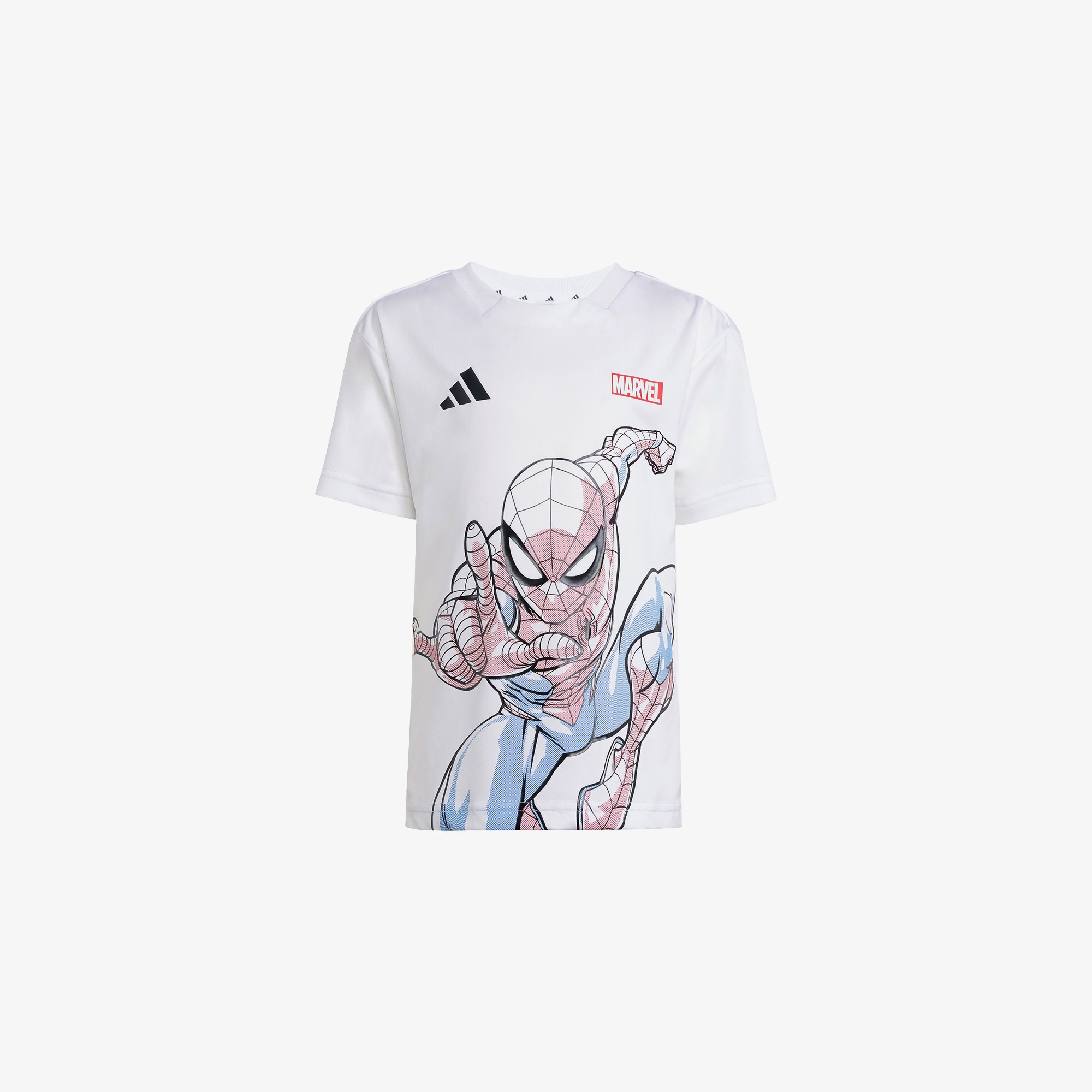 adidas X Marvel Spiderman Çocuk Beyaz/Siyah Şort Takımı