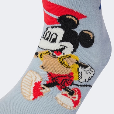  adidas X Disney Mickey Mouse Çocuk Beyaz/Mavi/Lacivert 3'lü Çorap