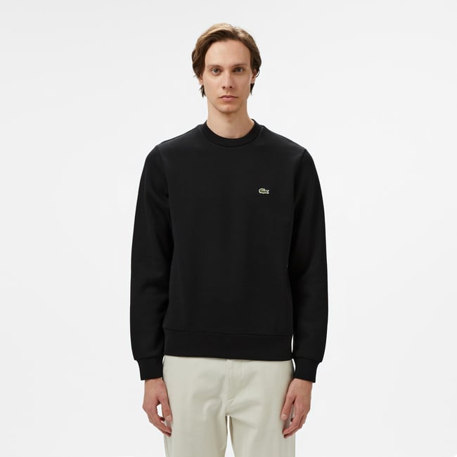  Lacoste Core Collection Erkek Siyah Sweatshirt