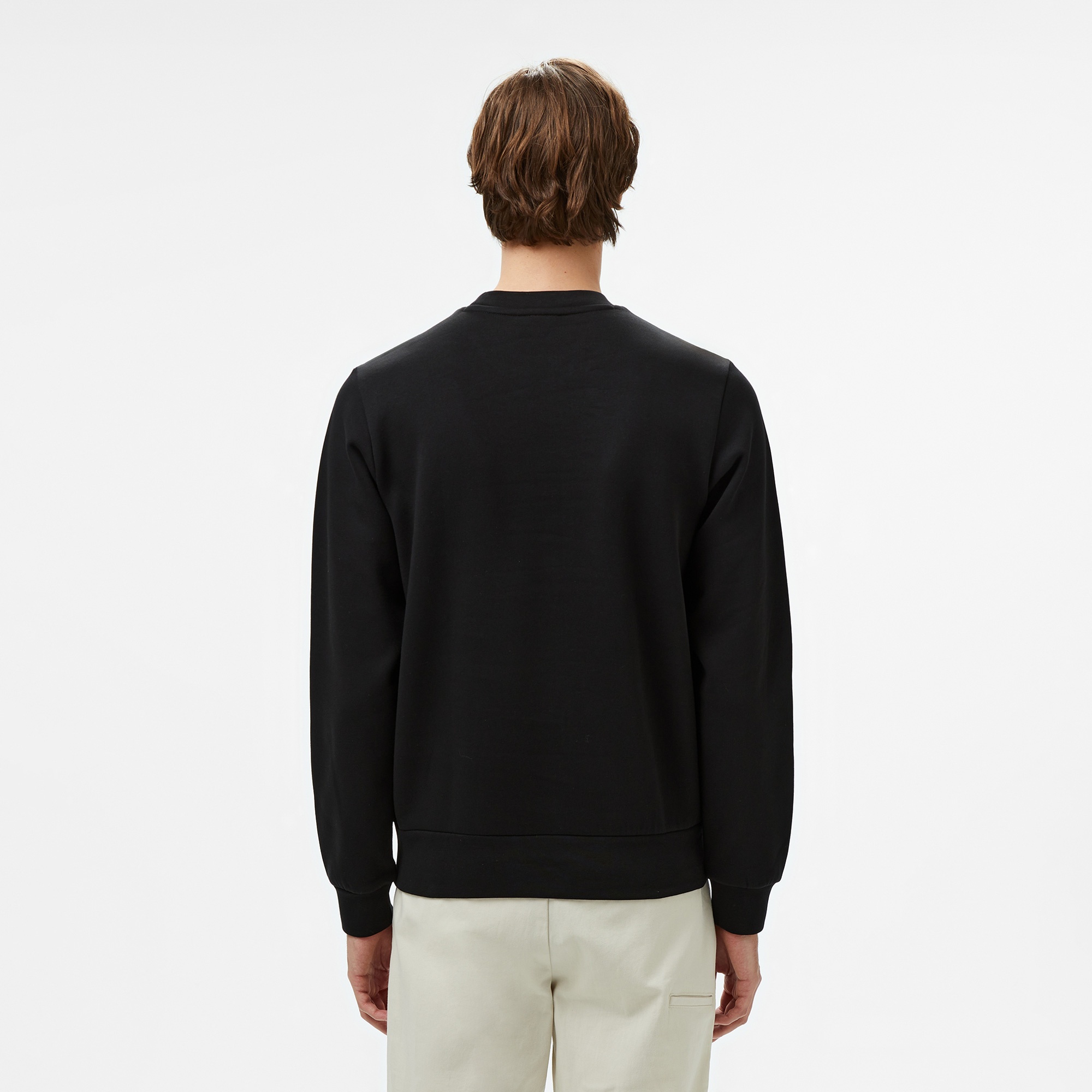 Lacoste Core Collection Erkek Siyah Sweatshirt