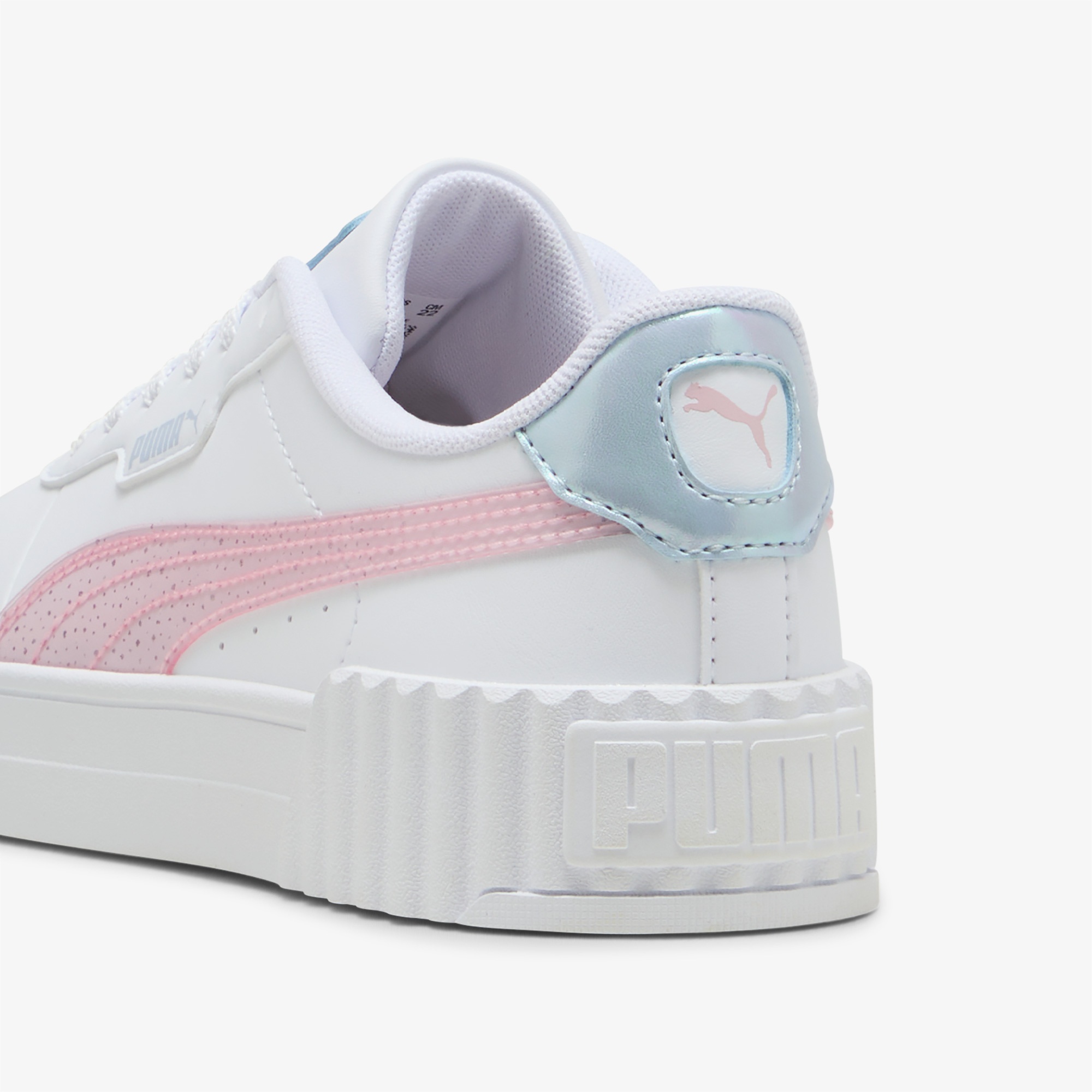 Puma Carina 3 0 Blurry Dreams Jr Çocuk Beyaz Spor Ayakkabı