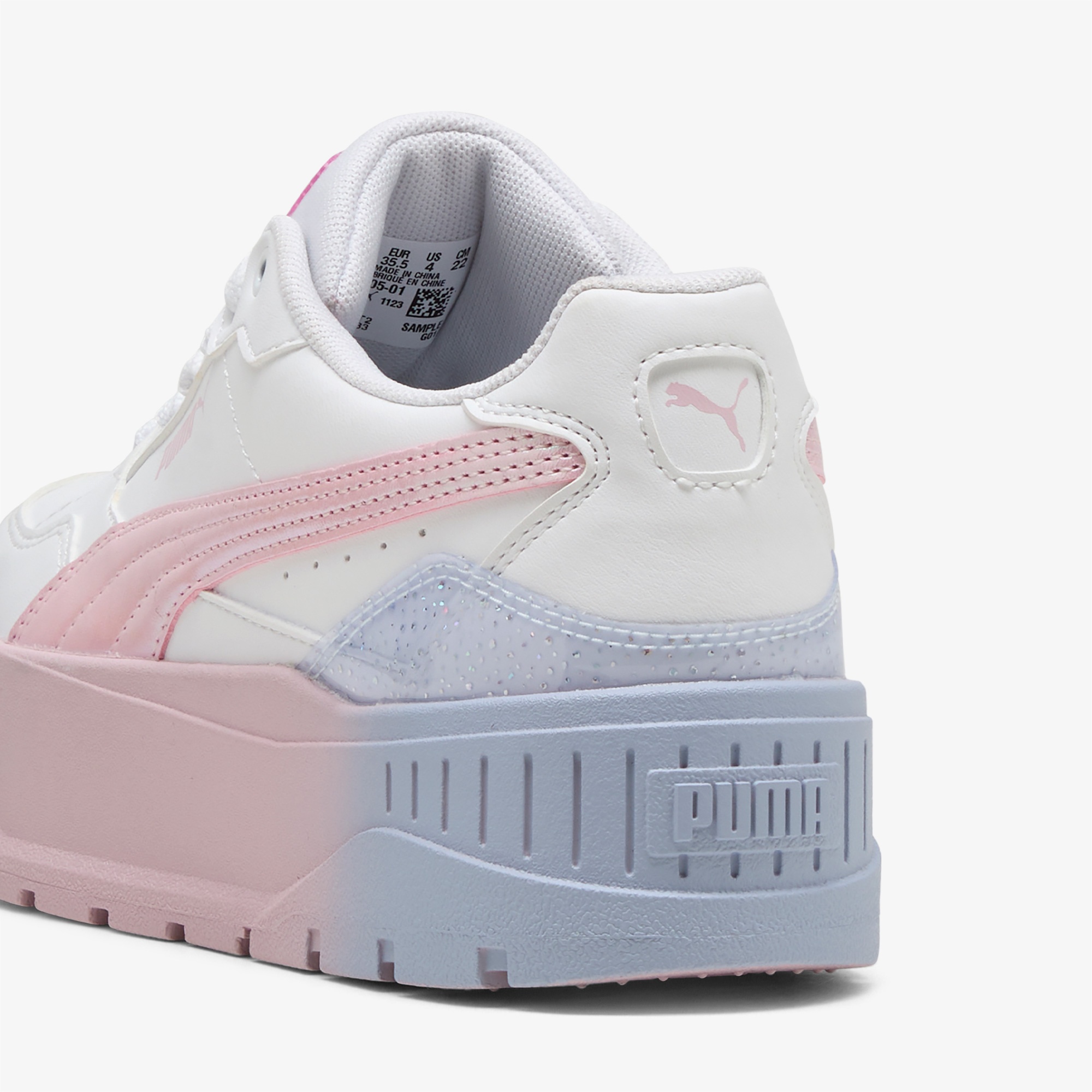 Puma Karmen Blurry Dreams Jr Çocuk Beyaz Spor Ayakkabı