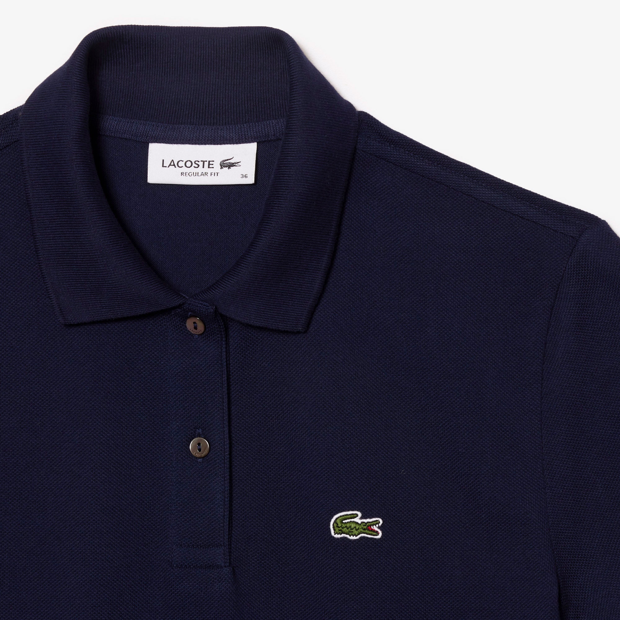 Lacoste Kadın Regular Fit Lacivert Polo