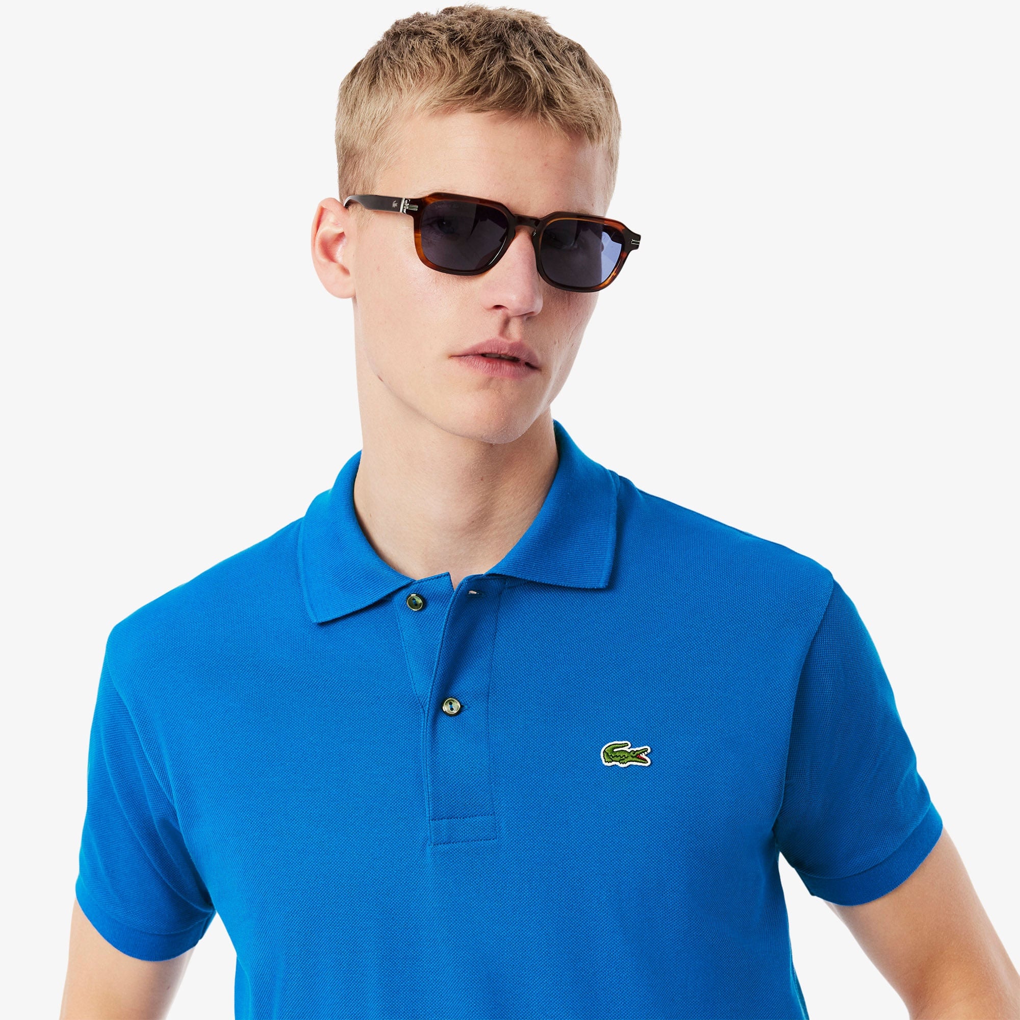 Lacoste L.12.12 Erkek Classic Fit Mavi Polo