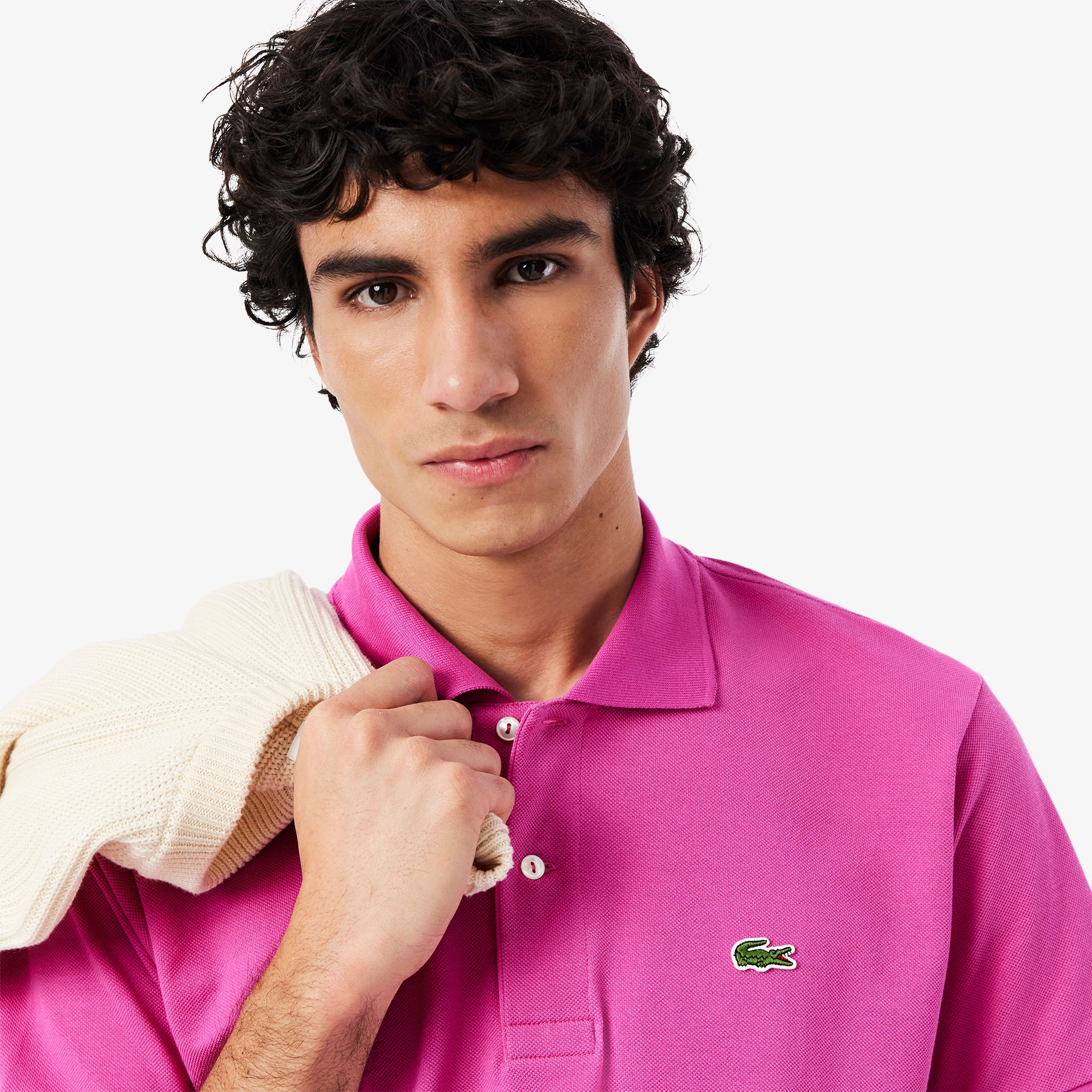 Lacoste L.12.12 Erkek Classic Fit Pembe Polo