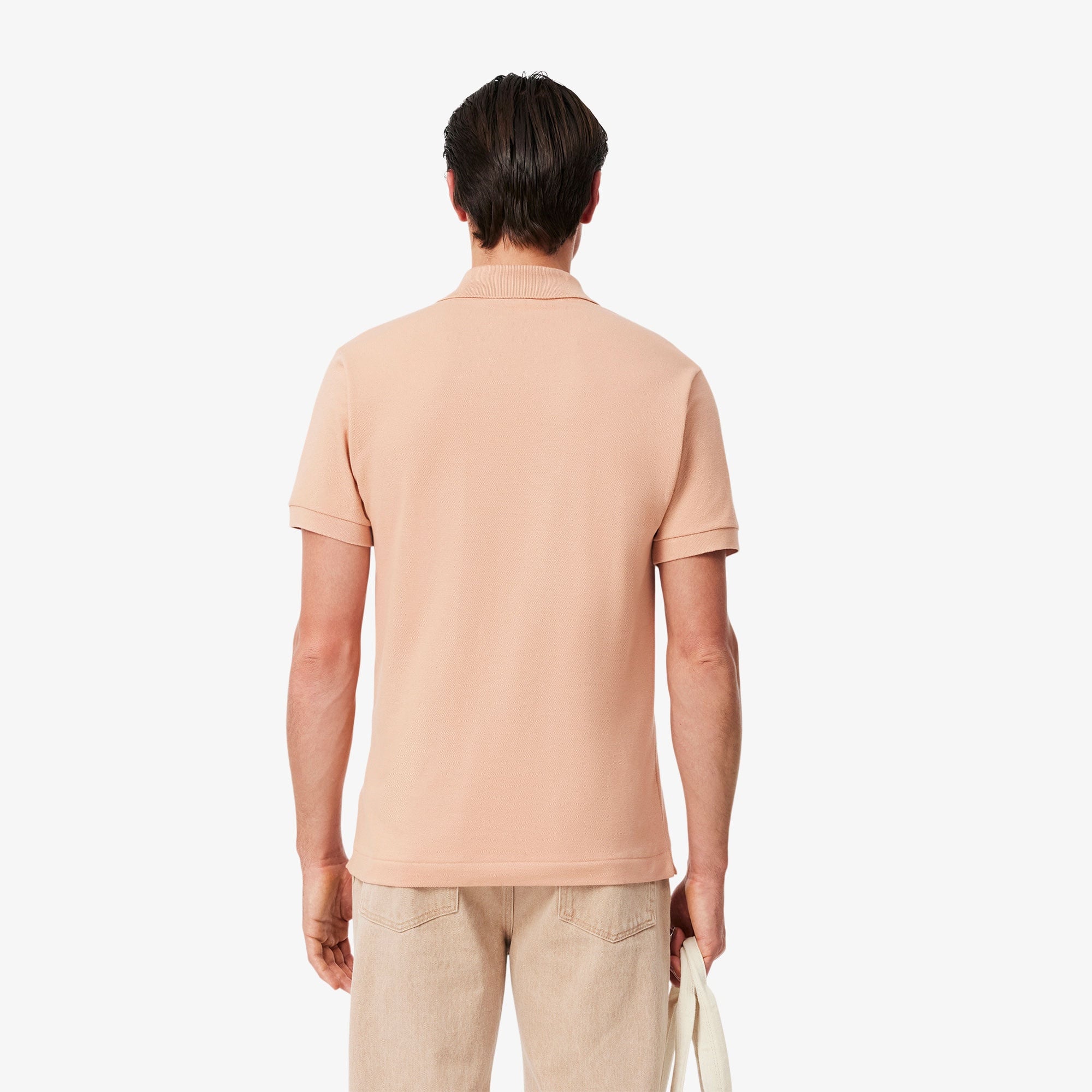 L.12.12 Erkek Classic Fit Bej Polo