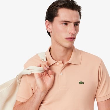  Lacoste L.12.12 Erkek Classic Fit Bej Polo