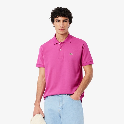  Lacoste L.12.12 Erkek Classic Fit Pembe Polo